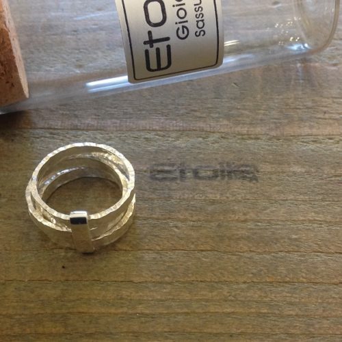 Anello Trio della linea Hand Made Etoile Gioielli